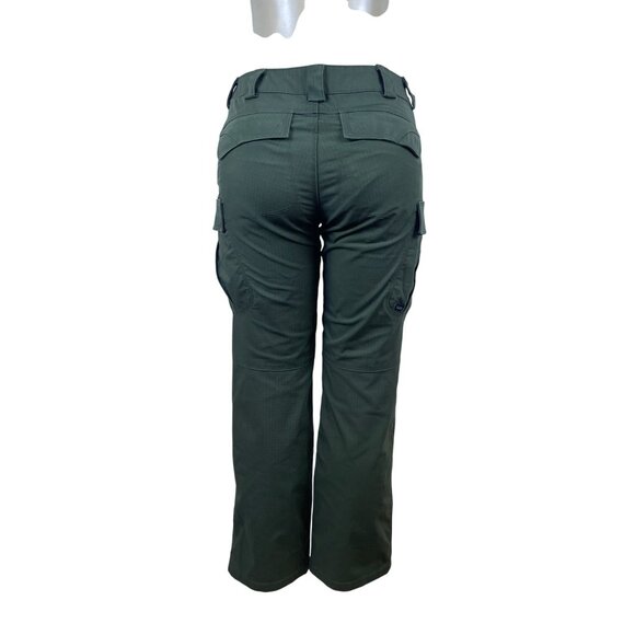 5.11 Tactical Women's Green Cotton Ripstop Cargo Pants Durable Utility Size 6 - Picture 3 of 12
